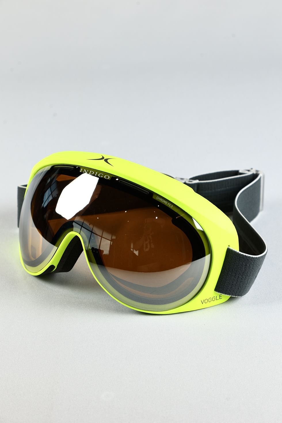 Маска гірськолижна Indigo Voggle Neon Yellow - Фото 2