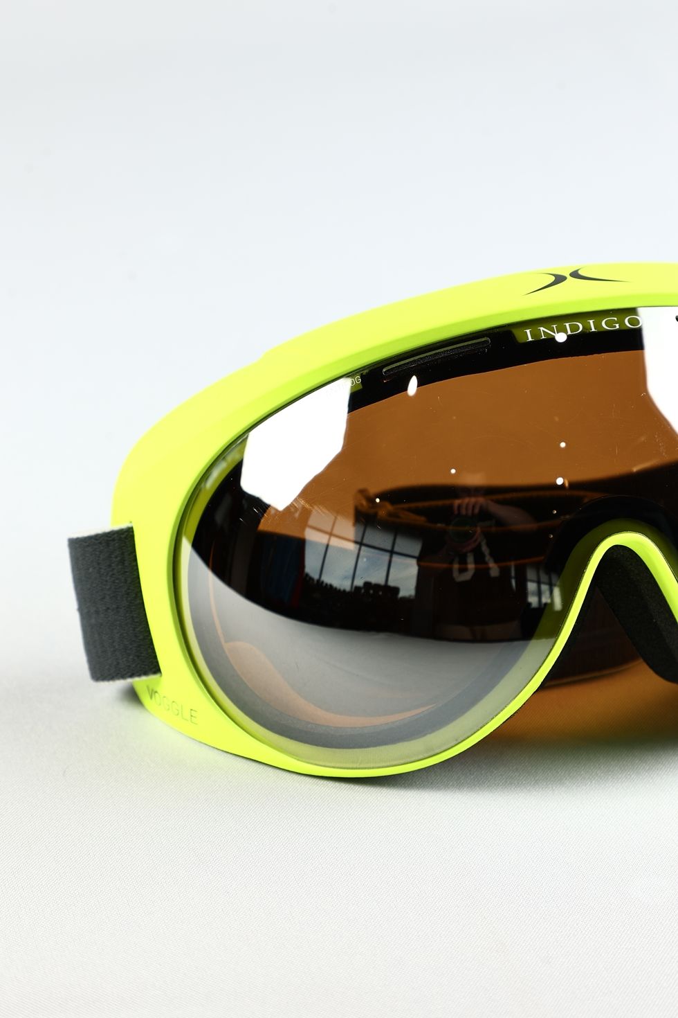 Маска гірськолижна Indigo Voggle Neon Yellow - Фото 3