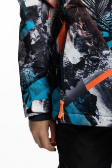Куртка гірськолижна підліткова CMP KID JACKET SNAPS HOOD - Фото 6