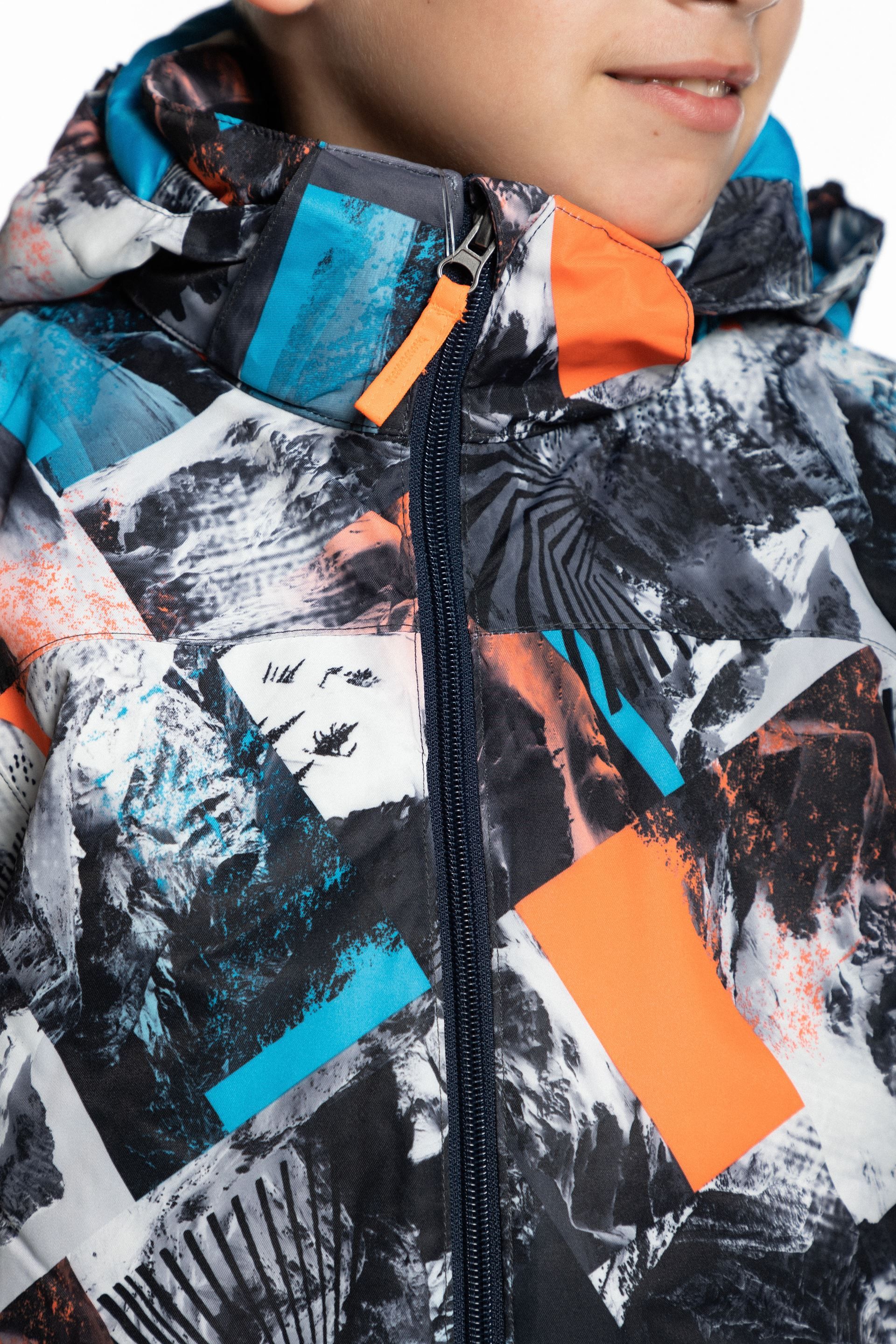 Куртка гірськолижна підліткова CMP KID JACKET SNAPS HOOD - Фото 7