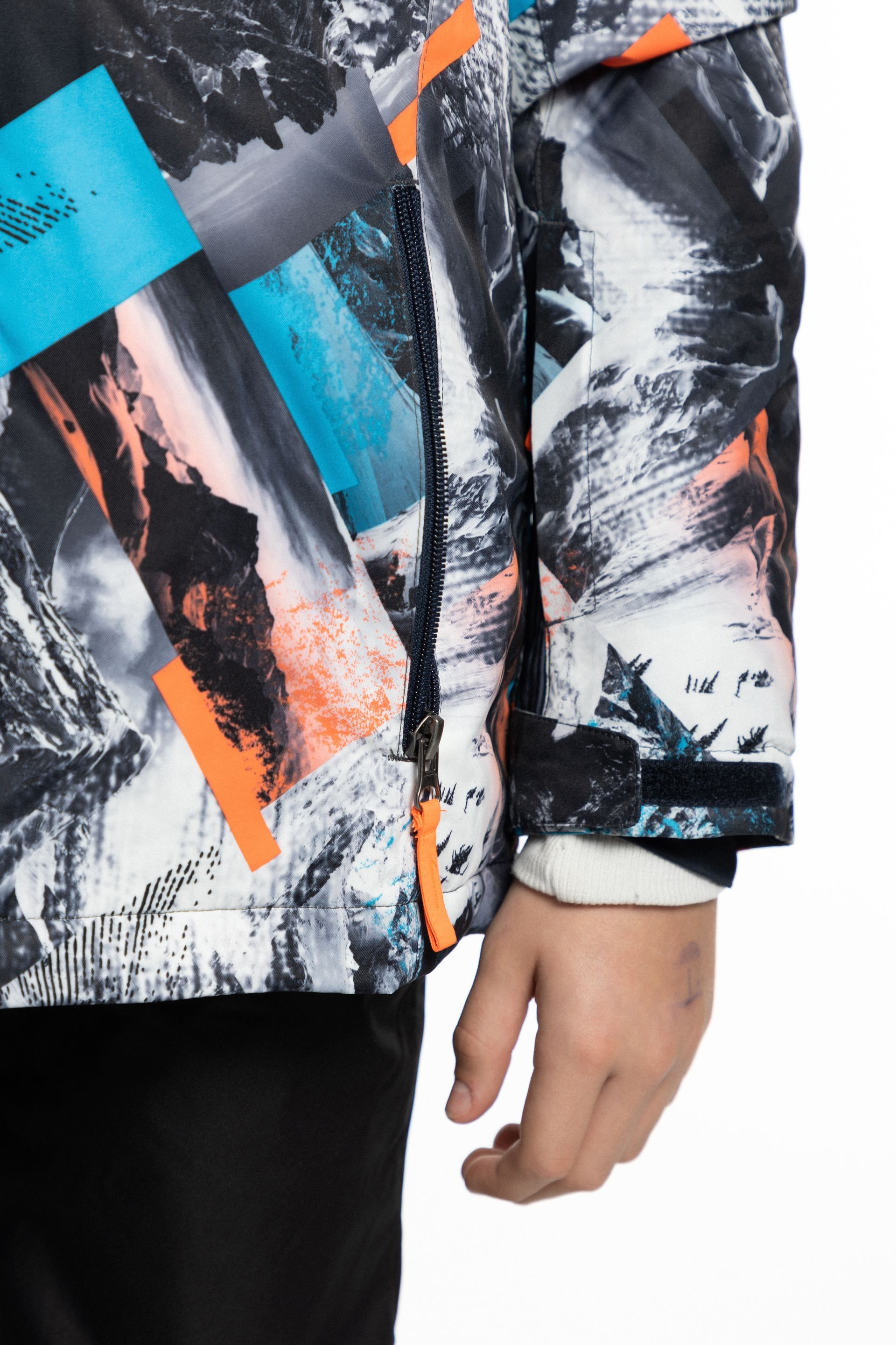 Куртка гірськолижна підліткова CMP KID JACKET SNAPS HOOD - Фото 5