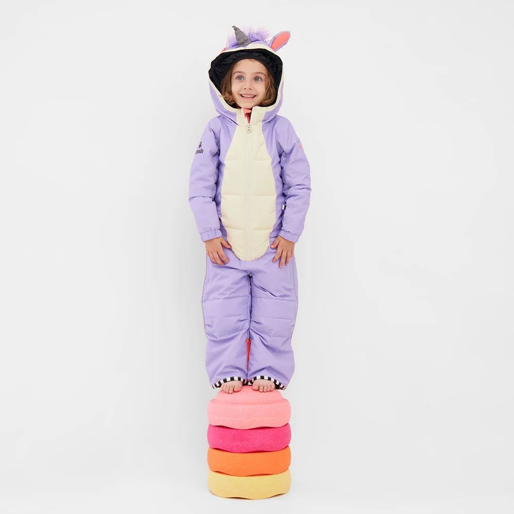 Комбінезон дитячий WeeDo UNIDO Lila Unicorn Snowsuit - Фото 5